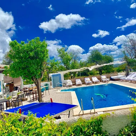 5 Double Bedrooms. 3 Bathrooms.2 Kitchens And Big Swimming Pool Wifi Будинок відпочинку